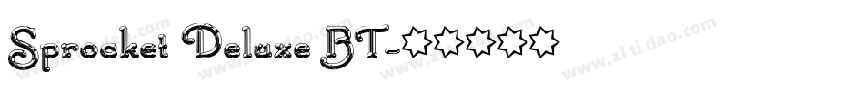 Sprocket Deluxe BT字体转换
